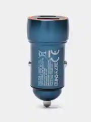 Серый металлик автомобильное зарядное устройство HOCO Z46A PD20W + QC3.0, быстрая зарядка