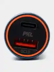 Серый металлик автомобильное зарядное устройство HOCO Z46A PD20W + QC3.0, быстрая зарядка