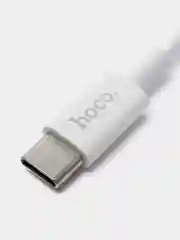 Белый переходник ДЛЯ НАУШНИКОВ hoco LS30 Туре-C - Jack 3.5mm, адаптер AUX Type-C