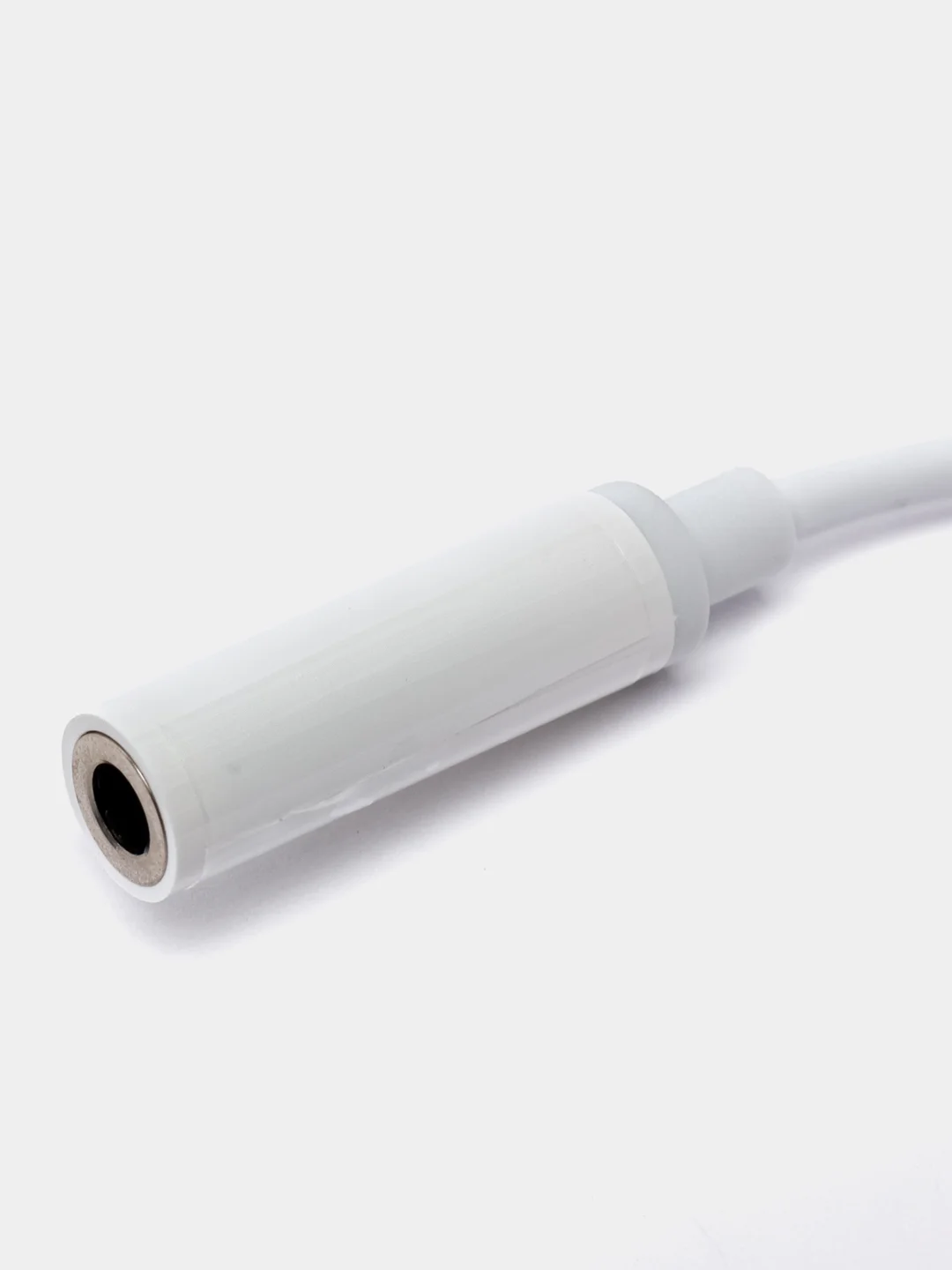 Белый переходник ДЛЯ НАУШНИКОВ hoco LS30 Туре-C - Jack 3.5mm, адаптер AUX Type-C