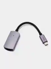 Серый металлик переходник hoco UA20 Type-C - HDMI Conector, 4K ULTRA HD