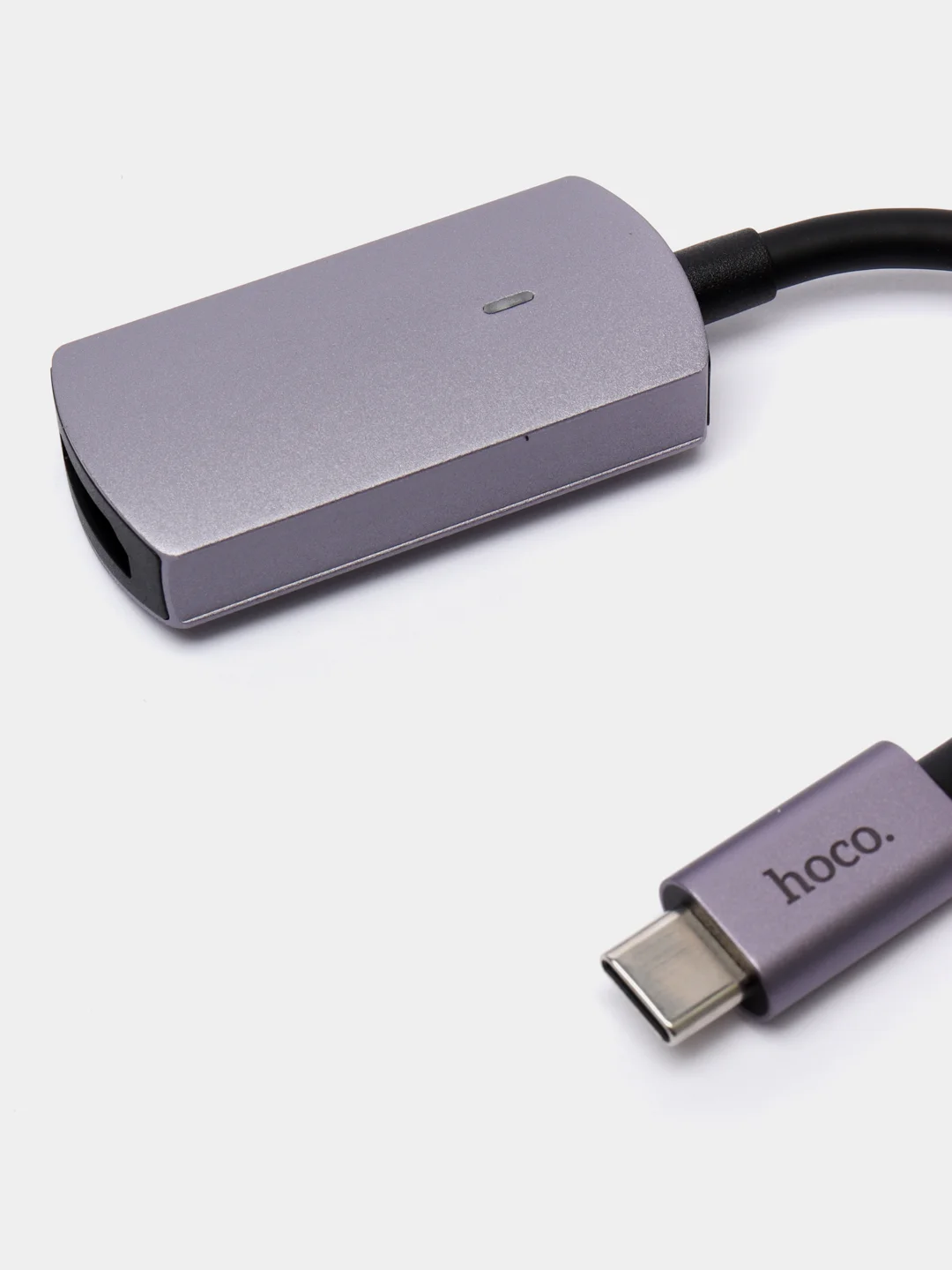 Серый металлик переходник hoco UA20 Type-C - HDMI Conector, 4K ULTRA HD