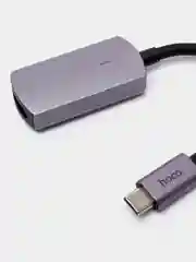 Серый металлик переходник hoco UA20 Type-C - HDMI Conector, 4K ULTRA HD