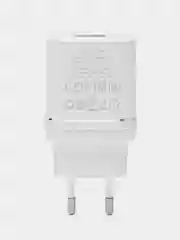 Белый cетевое зарядное устройство Hoco C12Q Type-C 3.0A, 18W, быстрая зарядка, 1 м