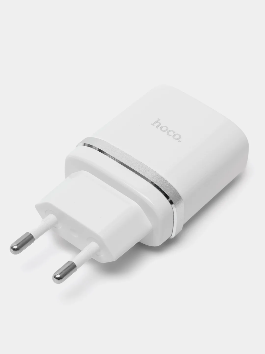 Белый cетевое зарядное устройство Hoco C12Q Type-C 3.0A, 18W, быстрая зарядка, 1 м