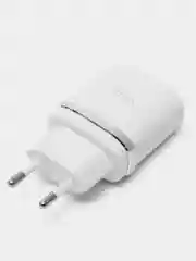 Белый cетевое зарядное устройство Hoco C12Q Type-C 3.0A, 18W, быстрая зарядка, 1 м