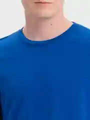 Синий мужская футболка, хлопок, однотонная, разные цвета