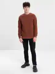 Коричневый свитшот мужской, толстовка, кофта