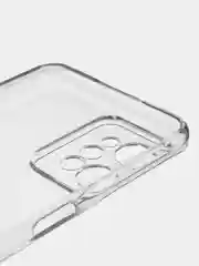 Красный чехол силиконовый Realme C 31 (Реалми С 31), матовый, с защитой камеры
