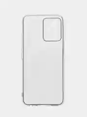 Красный чехол силиконовый Realme C35 (Реалми С35) с защитой камеры, матовый
