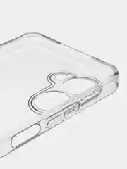 Прозрачный чехол силиконовый на Realme C 33 (Реалми С 33) матовый с дополнительной защитой камеры