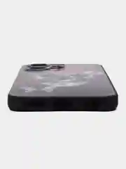 Тёмно-бордовый чехол на Infinix Hot 30 Play / Инфиникс Хот 30 Плей прозрачный, с рисунком, защита камеры