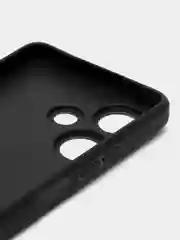 Тёмно-серый силиконовый чехол для Infinix Hot 30, с принтом, с рисунком (Инфиникс Хот 30)