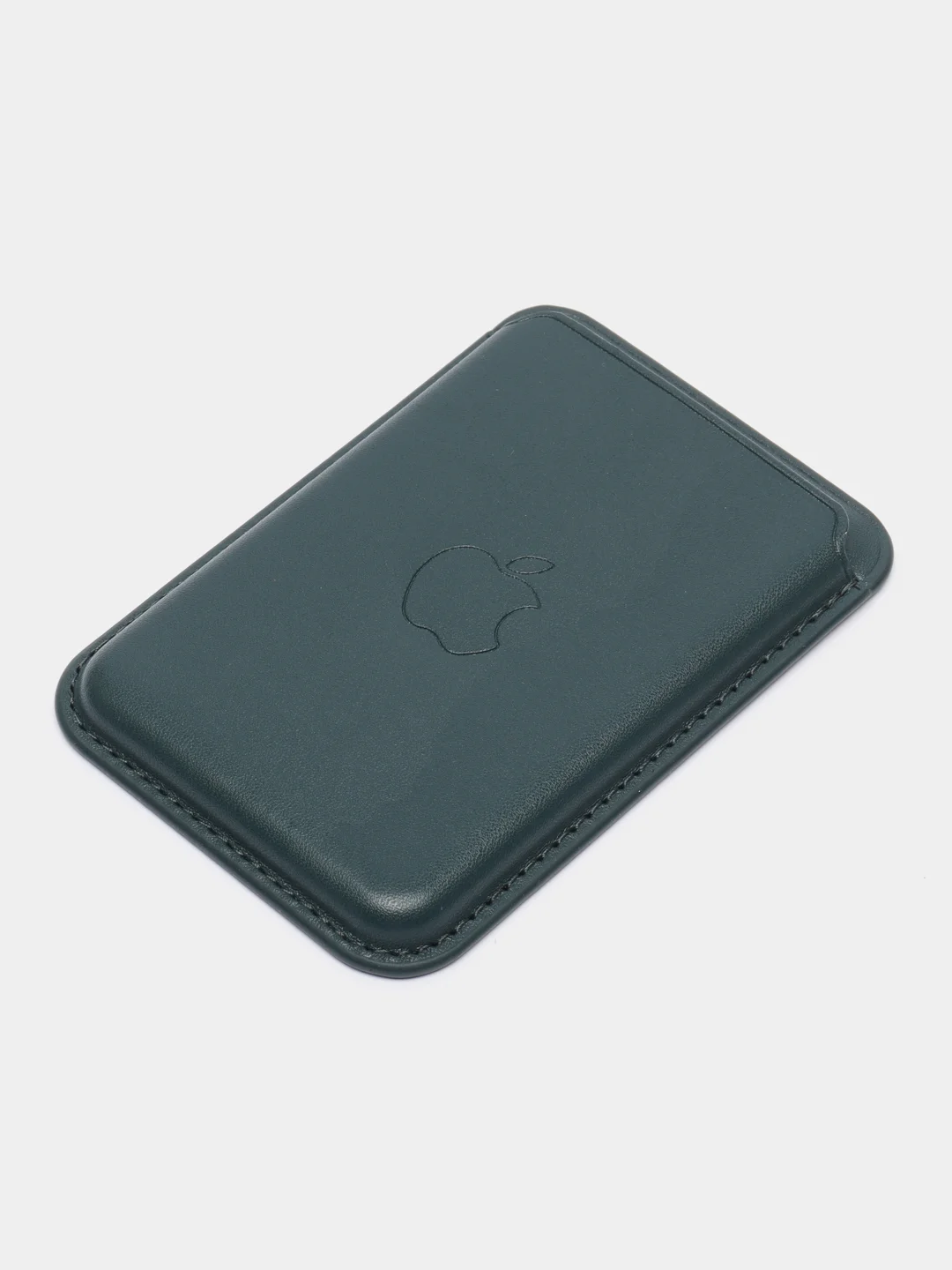 Зеленый картхолдер на iPhone, с поддержкой MagSafe Leather Wallet