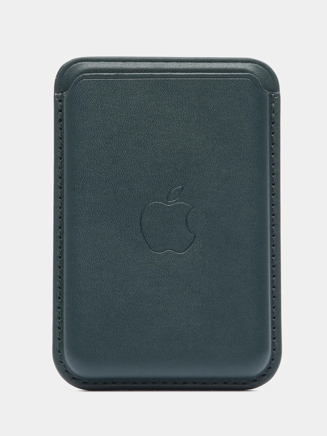 Зеленый картхолдер на iPhone, с поддержкой MagSafe Leather Wallet