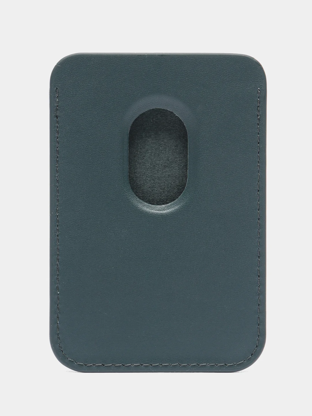 Зеленый картхолдер на iPhone, с поддержкой MagSafe Leather Wallet