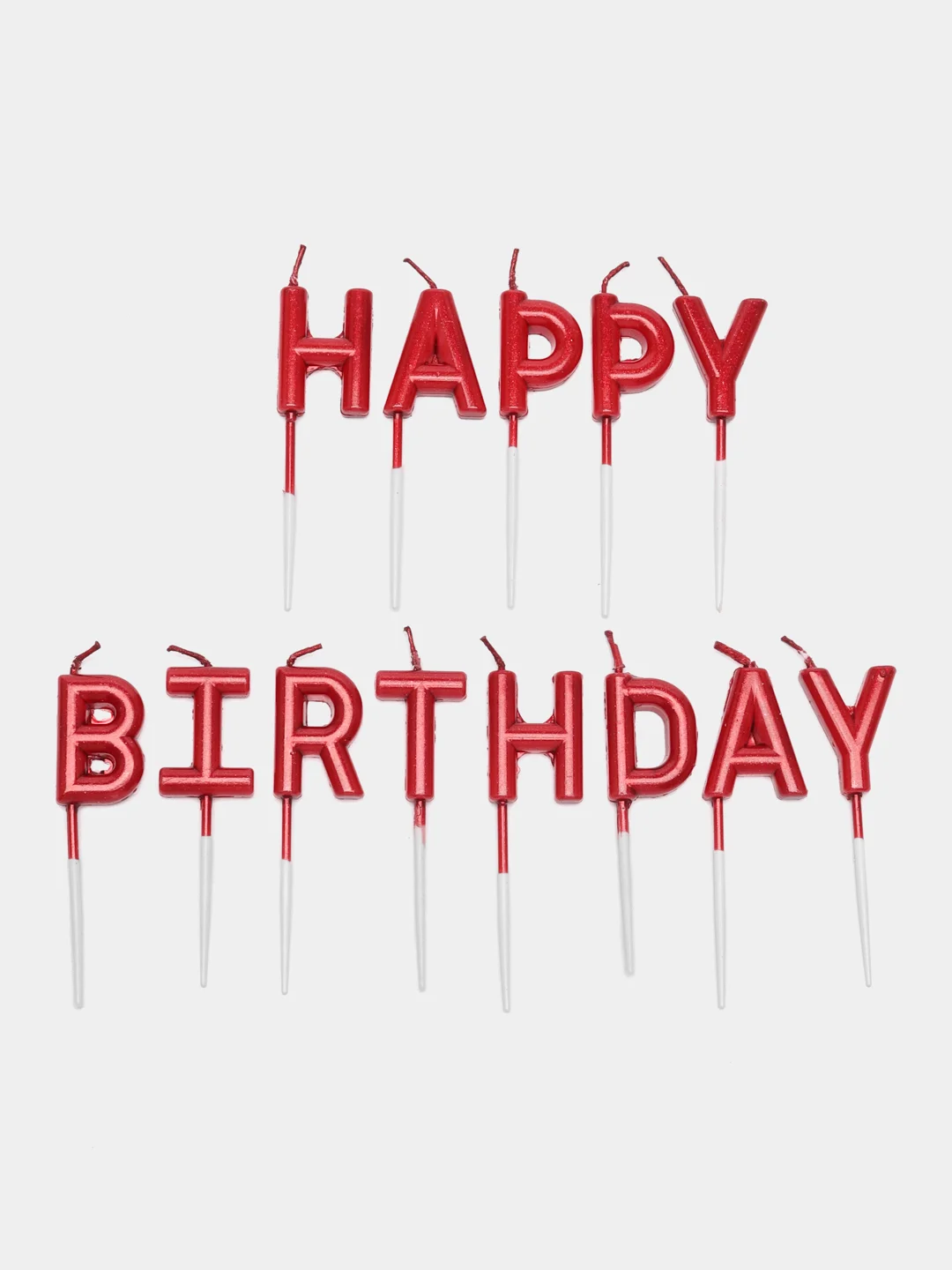 Красный свечи для торта Happy Birthday
