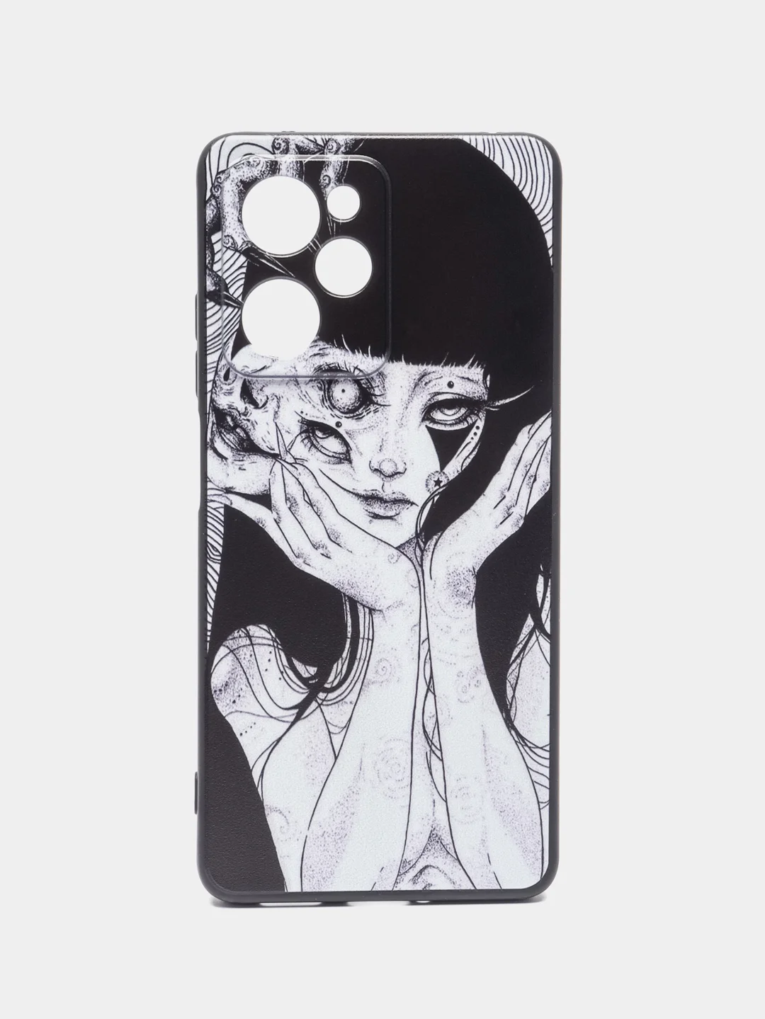 Белый чехол для Xiaomi Poco X5 Pro 5G (Сяоми Поко Х5 Про 5 Джи), с принтом, с рисунком