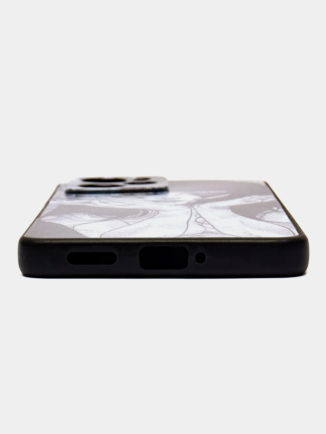 Белый чехол для Xiaomi Poco X5 Pro 5G (Сяоми Поко Х5 Про 5 Джи), с принтом, с рисунком