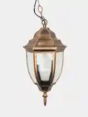 Светильник садово-парковый, 60W 230V E27 черное золото, PL6005