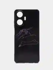 Слоновая кость чехол для Realme C55 (Реалми С55), с принтом, с рисунком