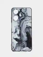 Хаки чехол для Realme C55 (Реалми С55), с принтом, с рисунком