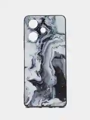 Хаки силиконовый чехол для Infinix Hot 30, с принтом, с рисунком (Инфиникс Хот 30)