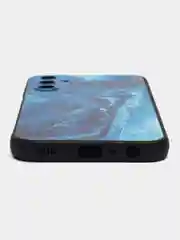 Тёмно-бирюзовый чехол для Samsung Galaxy A24 с принтом, с рисунком (Самсунг Галакси А24)