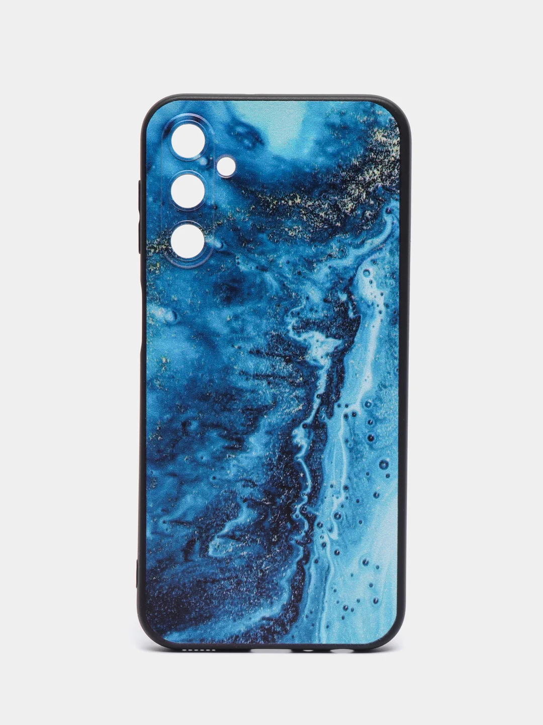 Тёмно-бирюзовый чехол для Samsung Galaxy A24 с принтом, с рисунком (Самсунг Галакси А24)