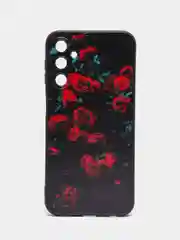 Оранжевый чехол для Samsung Galaxy A24 с принтом, с рисунком (Самсунг Галакси А24)