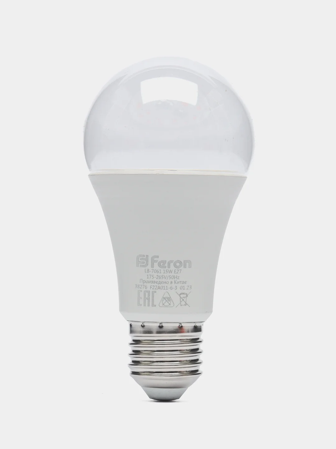 Лампа светодиодная для растений, А60 (15W) 230V E27, красно-синий спектр LB-7061