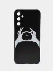 Пастельно-коралловый чехол для Samsung Galaxy A24 с принтом, с рисунком (Самсунг Галакси А24)