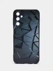 Тёмно-серый чехол для Samsung Galaxy A24 с принтом, с рисунком (Самсунг Галакси А24)