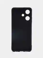Фиолетовый силиконовый чехол для Infinix HOT 30i (Инфиникс Хот 30 Ай), с принтом, с рисунком