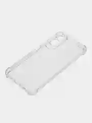 Прозрачный противоударный чехол BROSCORP для Honor 90 Lite, X50i силиконовый, с усиленными углами