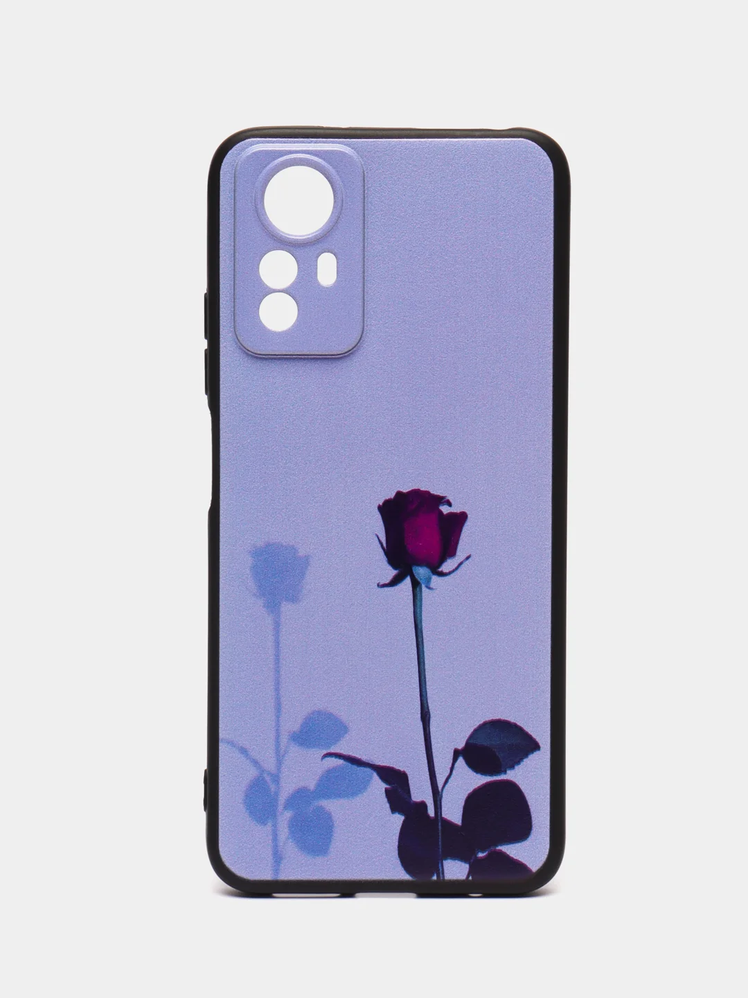 Серебряный чехол для Xiaomi Redmi Note 12S, с принтом, с рисунком (Сяоми Редми Нот 12С)