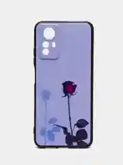 Серебряный чехол для Xiaomi Redmi Note 12S, с принтом, с рисунком (Сяоми Редми Нот 12С)