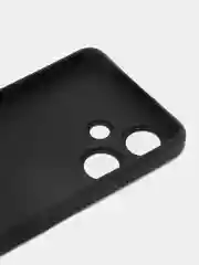Тёмно-серый силиконовый чехол для Infinix HOT 30i (Инфиникс Хот 30 Ай), с принтом, с рисунком