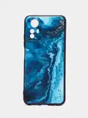 Тёмно-бирюзовый чехол для Xiaomi Redmi Note 12S, с принтом, с рисунком (Сяоми Редми Нот 12С)