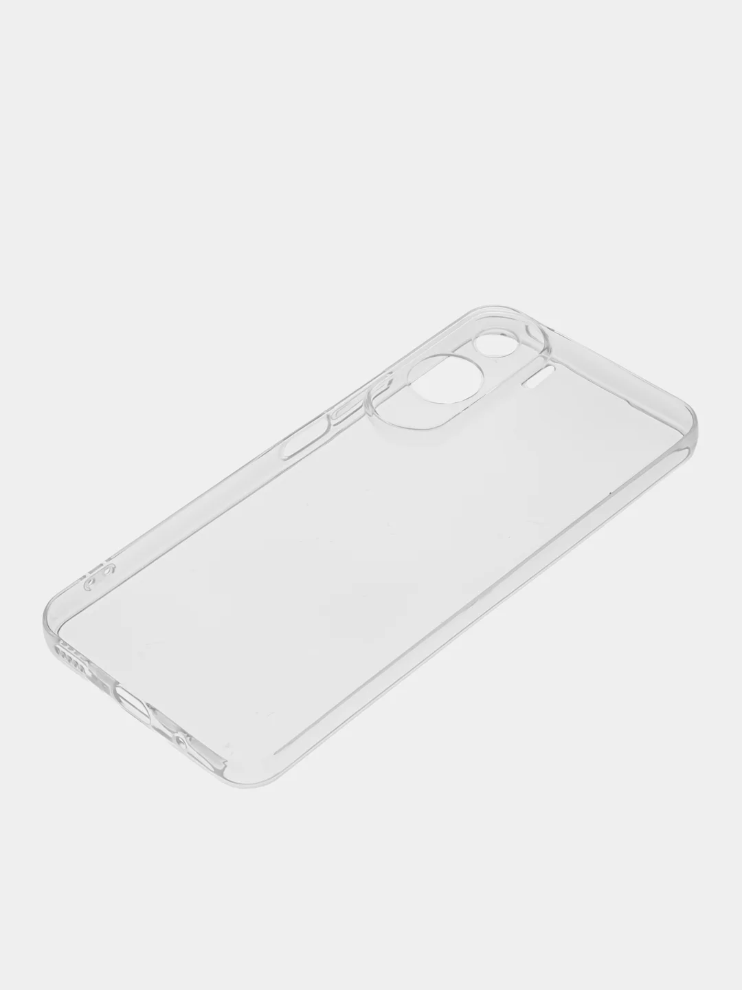 Прозрачный силиконовый чехол BROSCORP для Honor 90 Lite, X50i с защитой камер и от прилипания