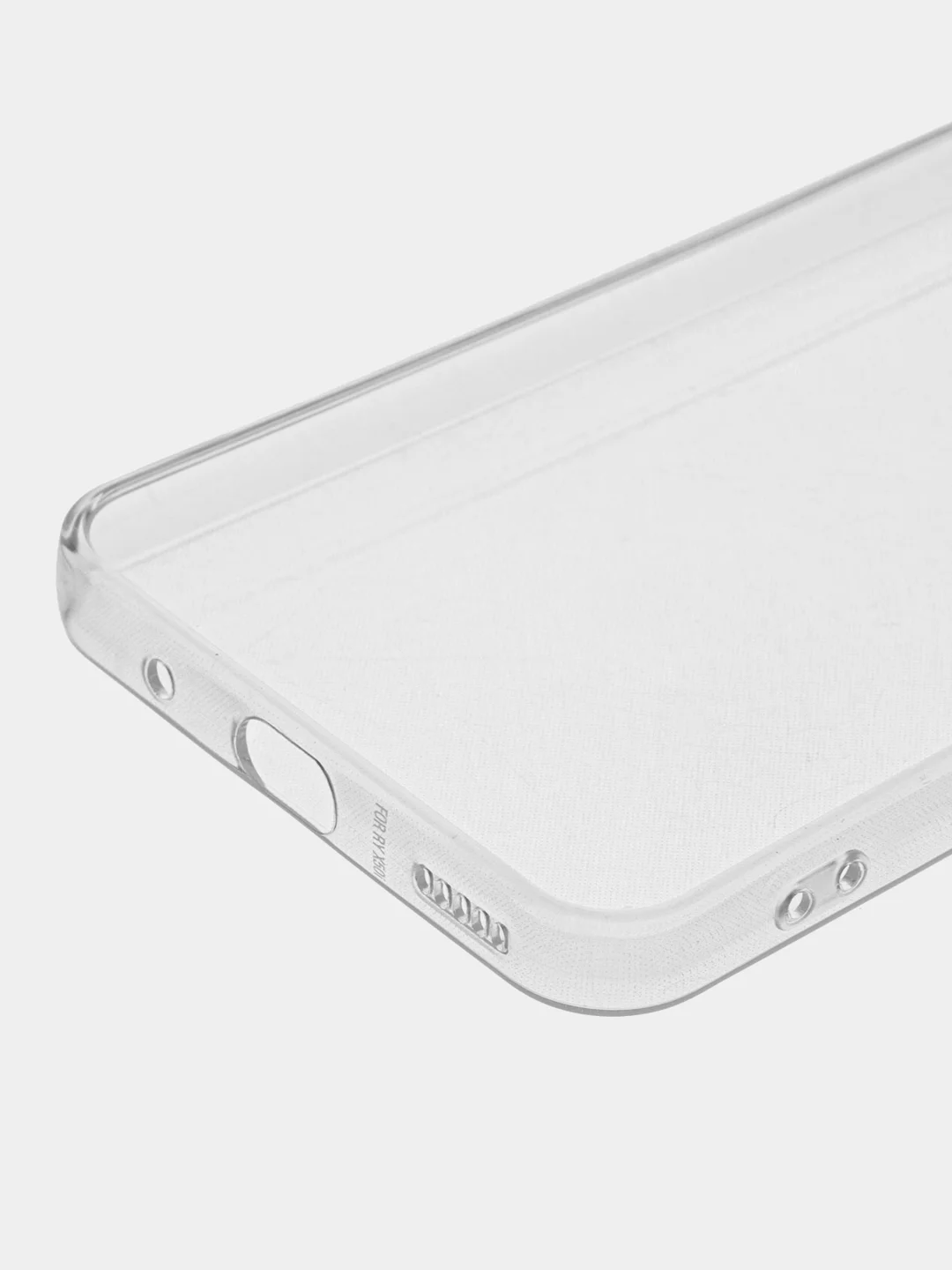Прозрачный силиконовый чехол BROSCORP для Honor 90 Lite, X50i с защитой камер и от прилипания