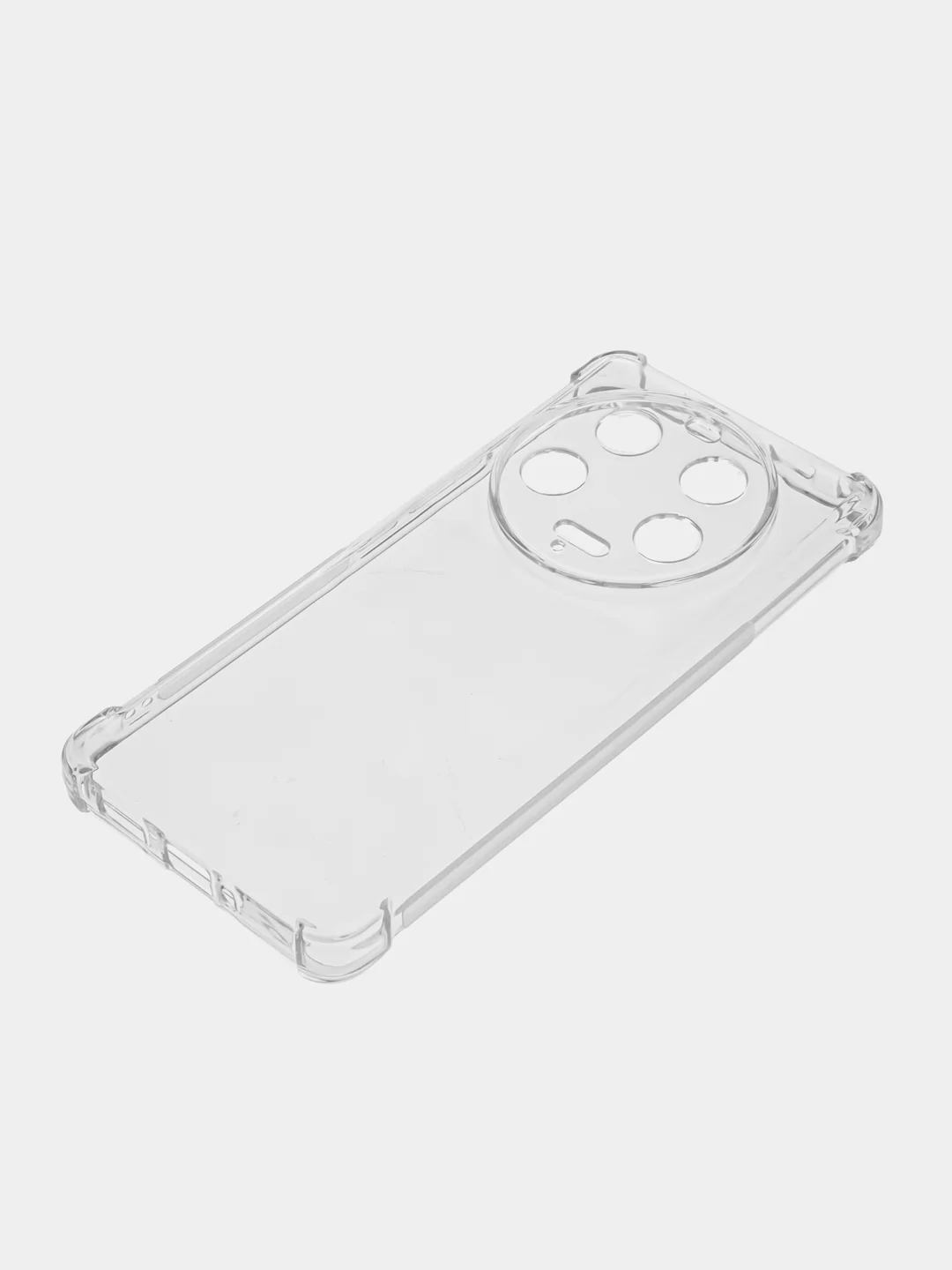 Прозрачный чехол для Xiaomi 13 Ultra противоударный силиконовый BROSCORP прозрачный, усиленные углы