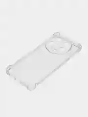 Прозрачный чехол для Xiaomi 13 Ultra противоударный силиконовый BROSCORP прозрачный, усиленные углы