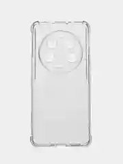 Прозрачный чехол для Xiaomi 13 Ultra противоударный силиконовый BROSCORP прозрачный, усиленные углы