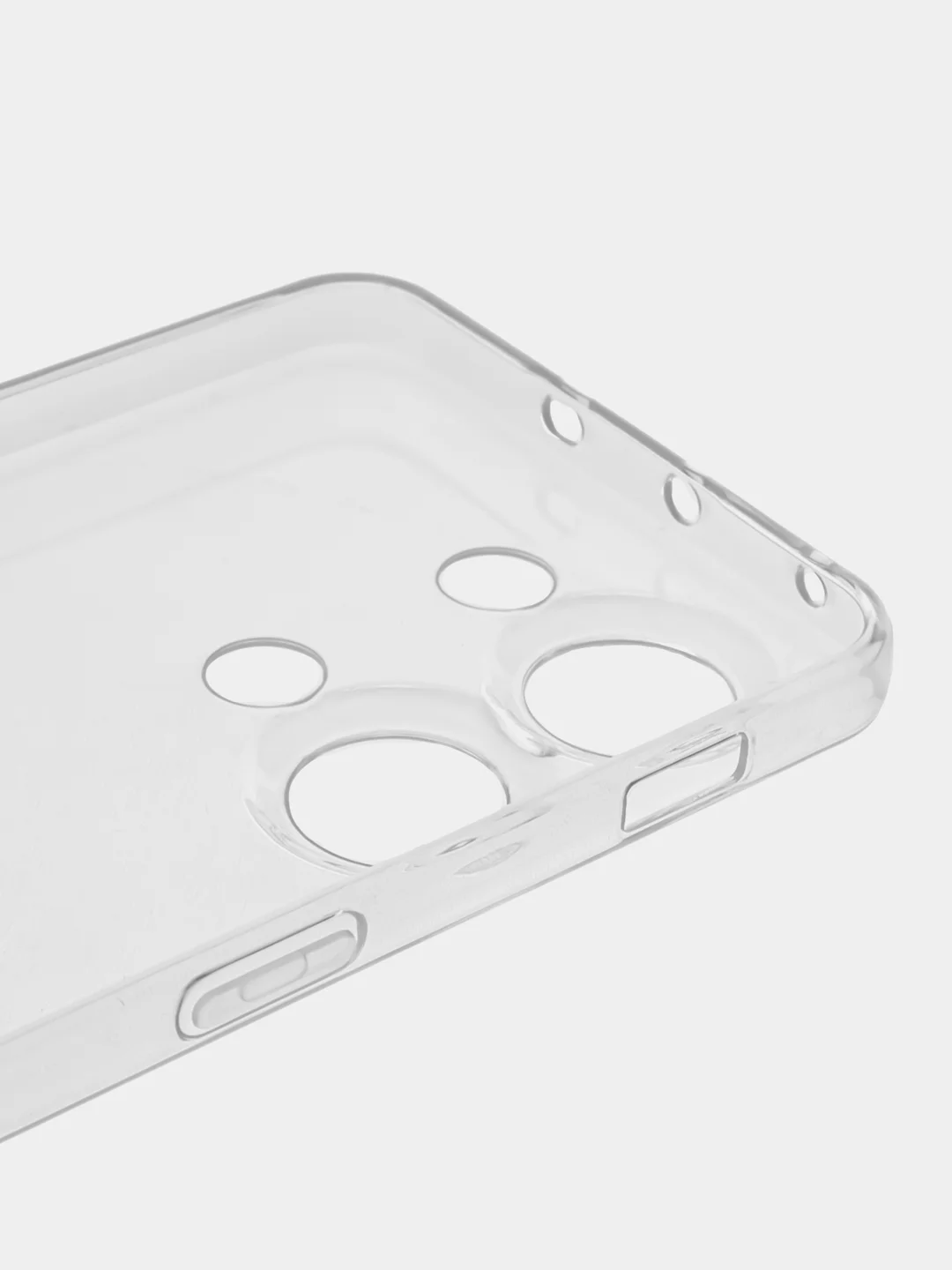 Прозрачный силиконовый чехол Broscorp для OnePlus Nord 3 с защитой камер и от прилипания