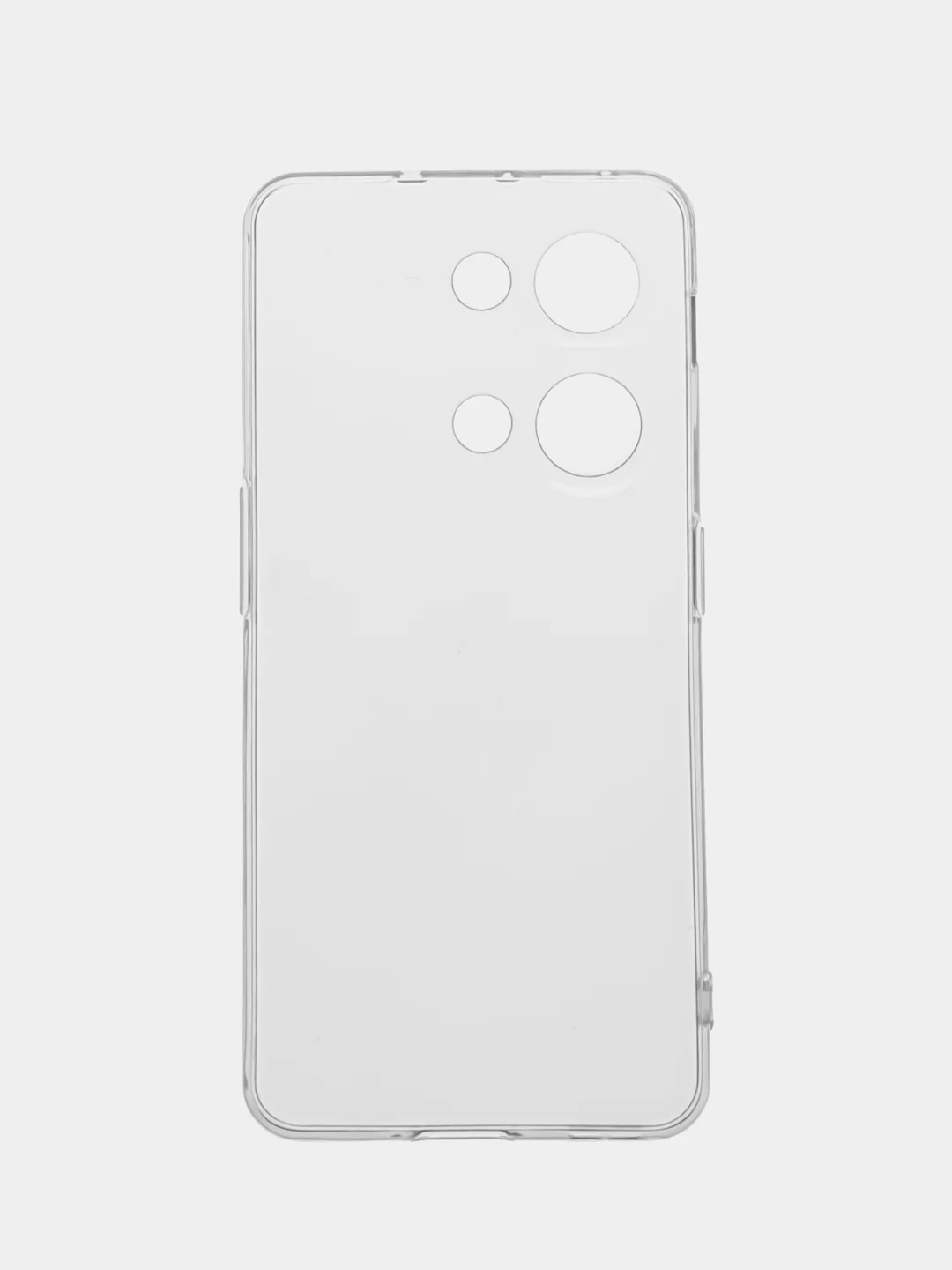Прозрачный силиконовый чехол Broscorp для OnePlus Nord 3 с защитой камер и от прилипания