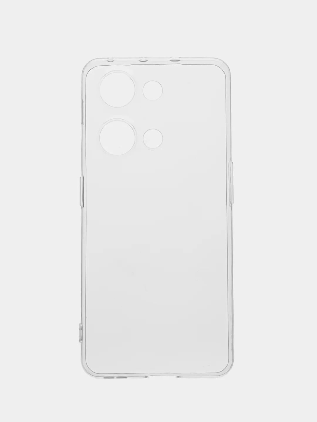 Прозрачный силиконовый чехол Broscorp для OnePlus Nord 3 с защитой камер и от прилипания