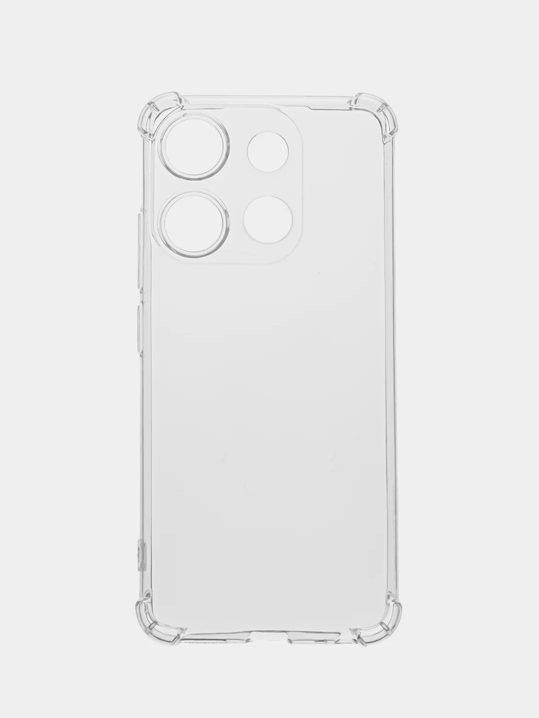Прозрачный противоударный чехол BROSCORP для Infinix Smart 7 HD, силиконовый, с усиленными углами
