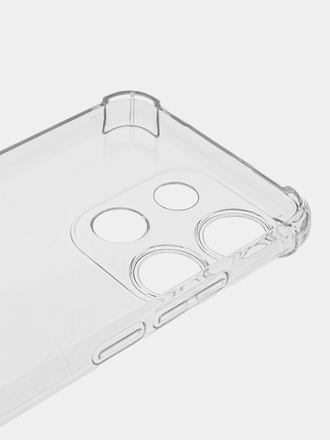 Прозрачный противоударный чехол BROSCORP для Infinix Smart 7 HD, силиконовый, с усиленными углами