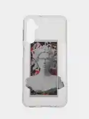 Аметистовый чехол для Samsung Galaxy A24 с принтом, с рисунком (Самсунг Галакси А24)